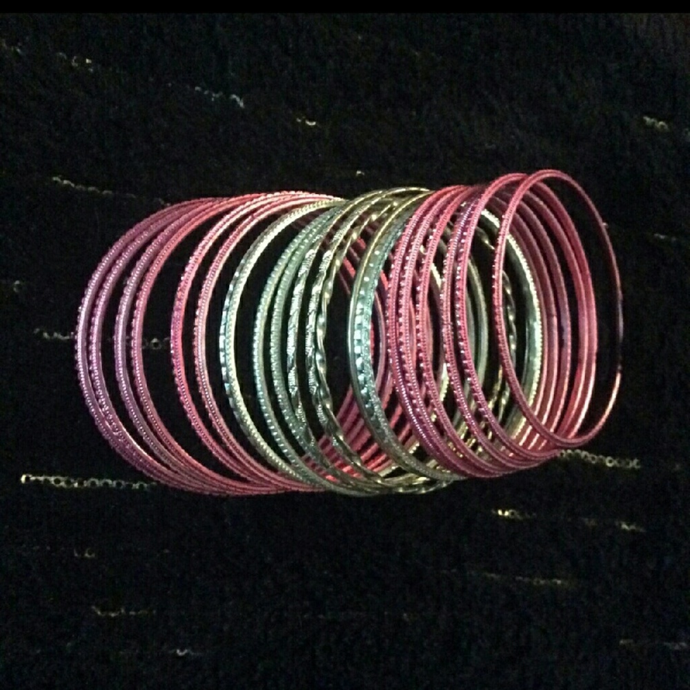 Sparkly Bangle Bracelets(20)